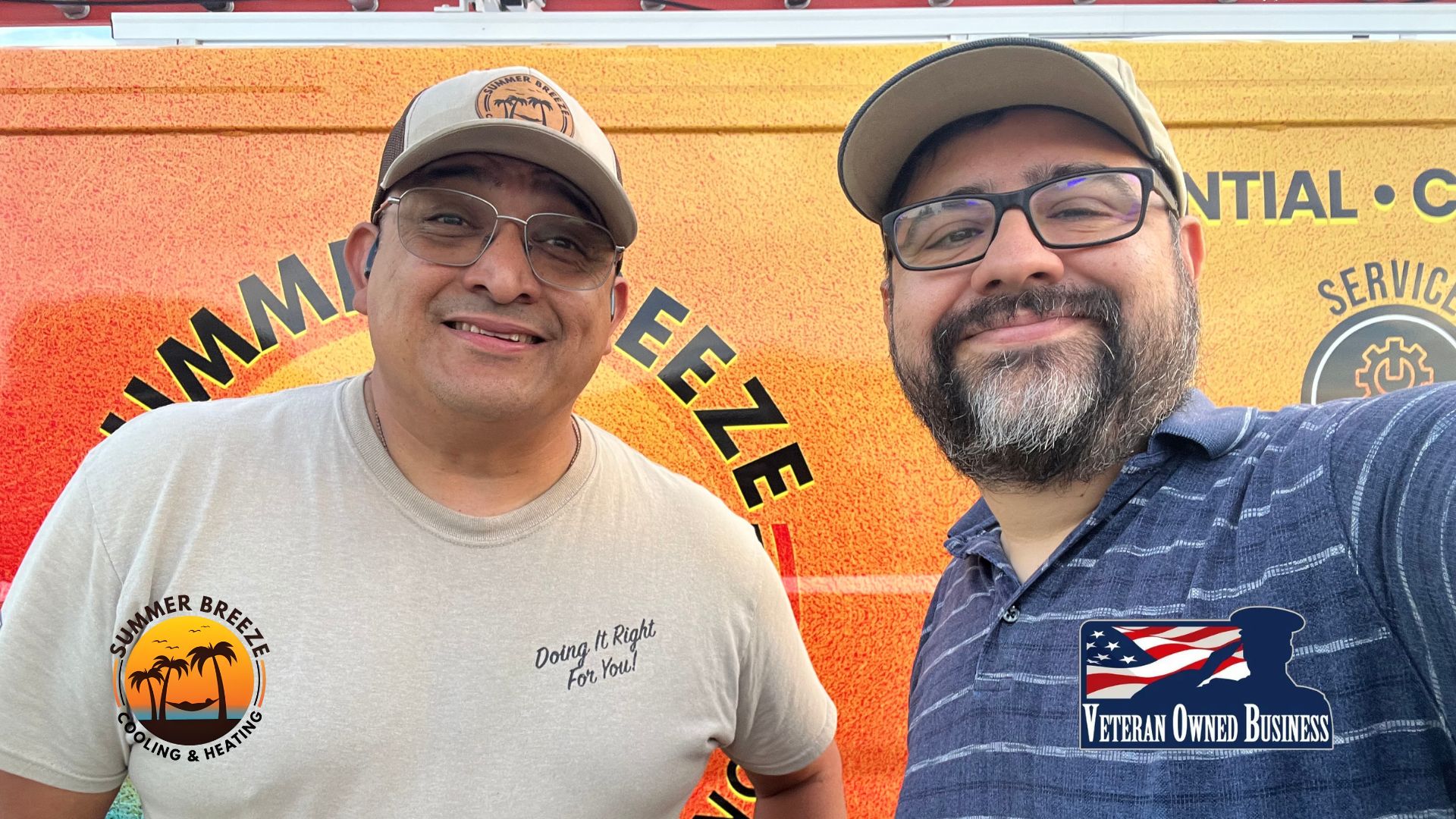 Francisco from Summer Breeze Cooling and Heating with Carlos from Local Town Websites